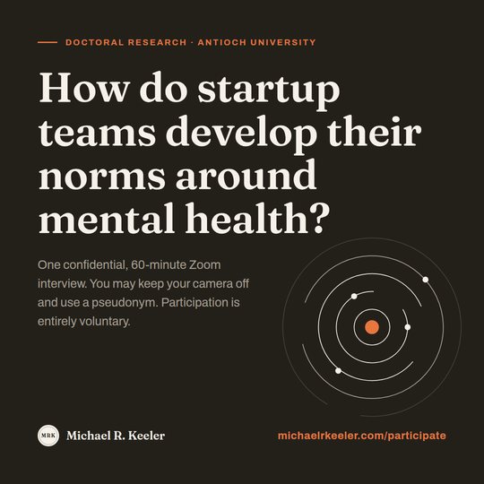 How do startup teams develop their norms around mental health?